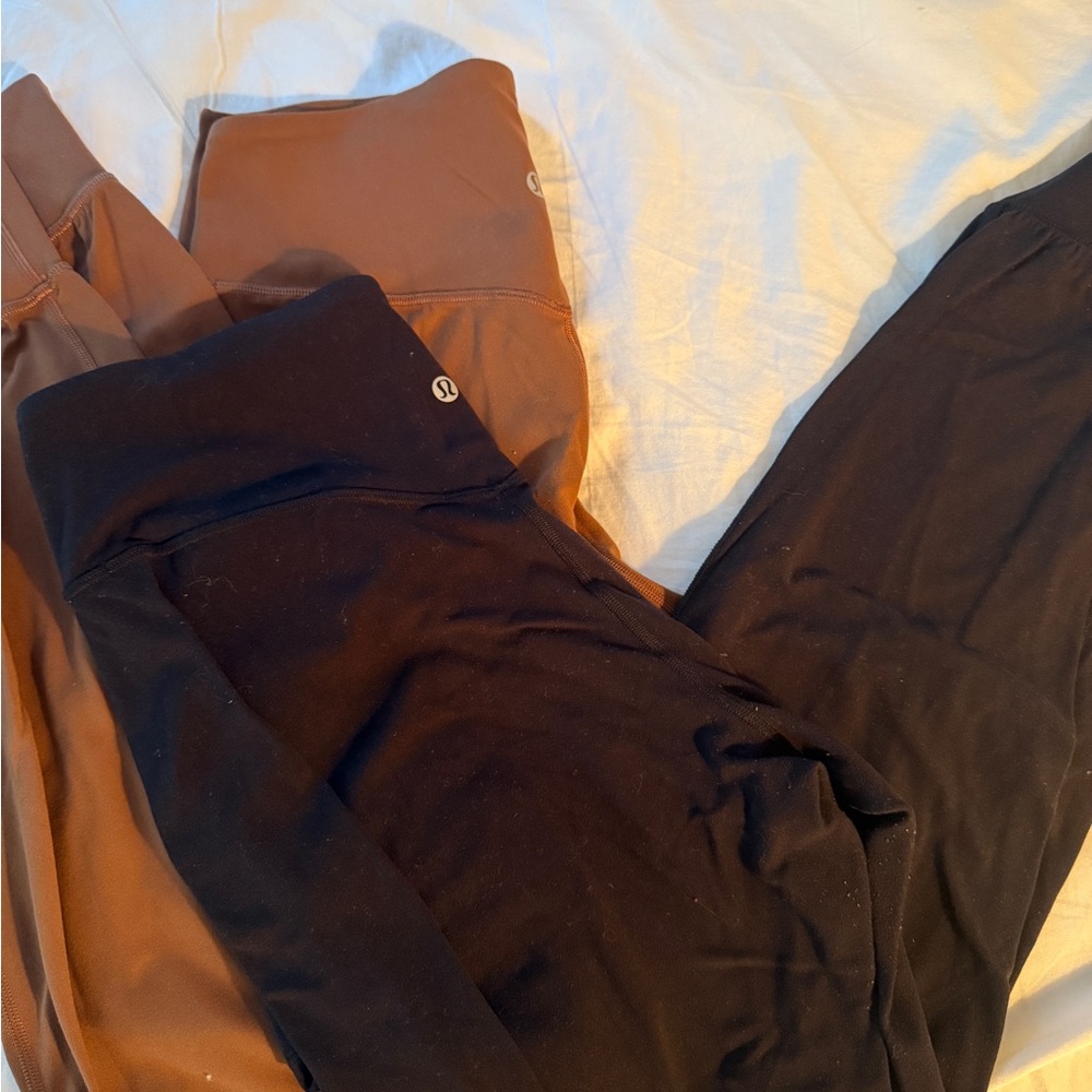 Lululemon Brown and Black Joggers - Picture 2 of 5